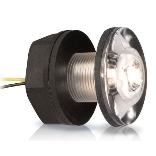 Hella LED Lys for Fiskekum Vanntett IP67 12V / 0,5W  utv./innfell.: 50mm/26mm