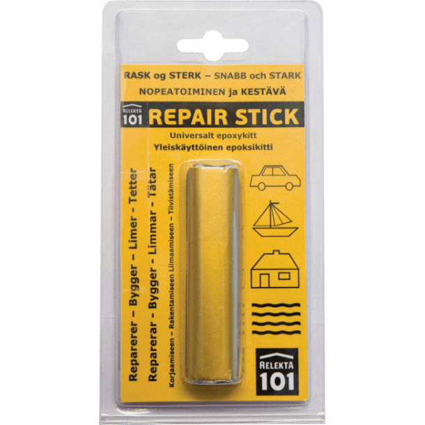 101 Repair Stick epoxykitt Enkel i bruk Herder raskt Motstr kjemikalier