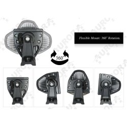 Dekkslyskaster LED 50cm 200W Hvit 