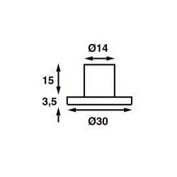 Btsystem Dot 30 LED Krom 0,5W 12Vbt