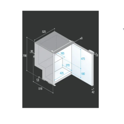 Vitrifrigo 115L Kjleskap Airlock
