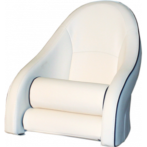 Bluesea Captain Smal Im. Skinn Offwhite m/Bl Kjeder