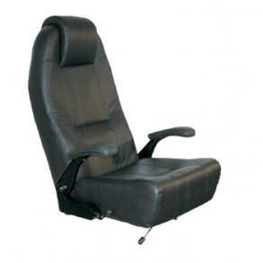 Btstol Royal 50 Lux Sort m/Armlener BxHxD: 60x86x68 cm Vippbare armlener Vinyltrekk