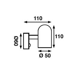 Btsystem Leselys Bayspot LED Messing 12/24V 