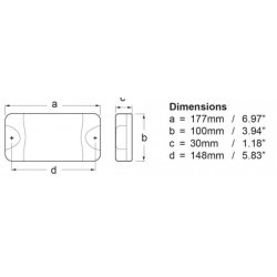 Hella DuraLed 36 Arbeidslys 12/24V "Heavy Duty" 