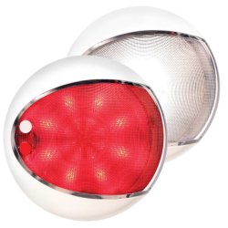 Hella EuroLED 130 Touch Hvitt/rdt Lys, Hvit 12/24V