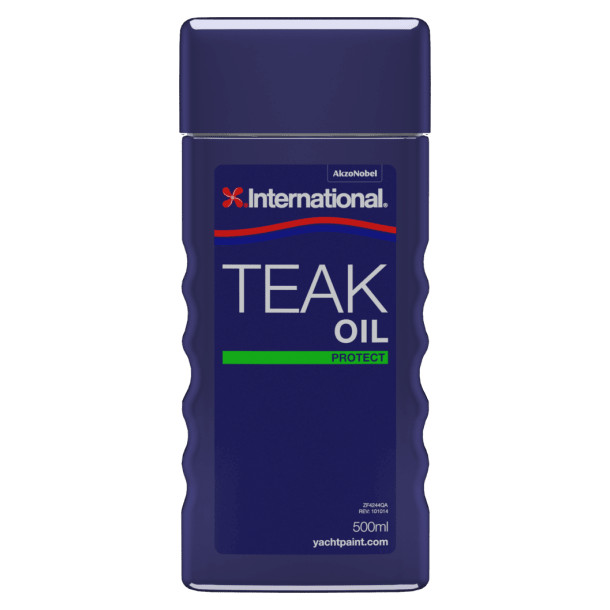 International Teak Oil 0,5 liter Penetrerende teakolje Gir gld Kan brukes p fuktig treverkt