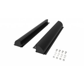 Festebrakett til solcelle takmontering 67CM (sett) - Aluminium Sort (med skruer)