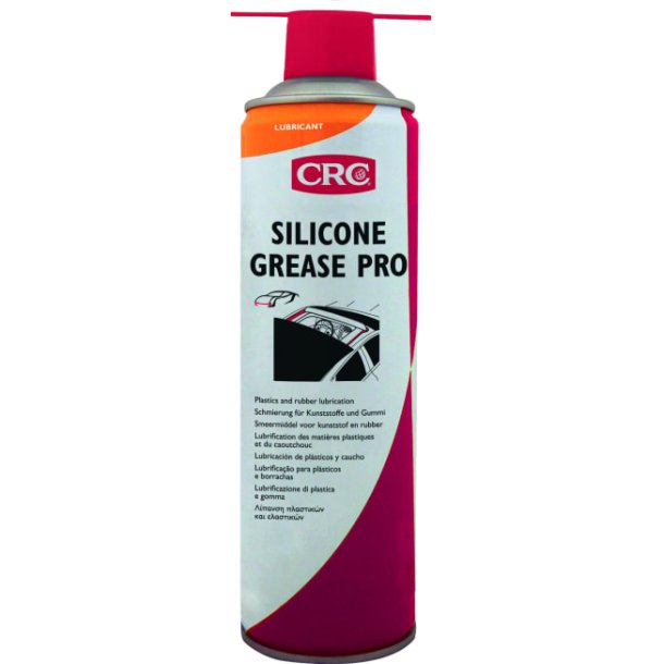 CRC Silicone Grease Pro Spray 400 ml Smremiddel for plast og gummi Tetter og beskytter Korrosjonsbe
