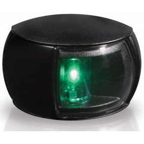 Hella Lanterne NaviLED Compact 2NM Styrbord Sort hus Klar 