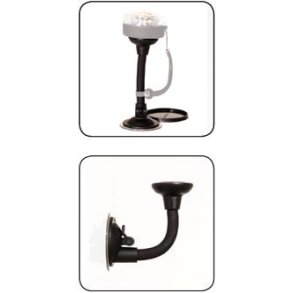 Feste m/sugekopp for port. LED lanterne 15 cm