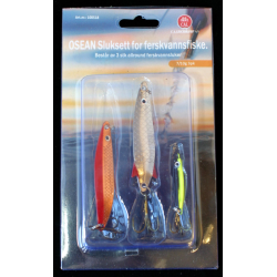 OSEAN Sluksett Ferskvann 3 stk