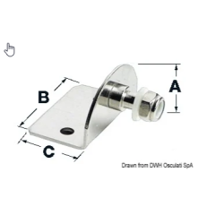Beslag Gassdemper Mod. D Syrefast