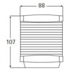 Hella Ankerlanterne 20M Sort