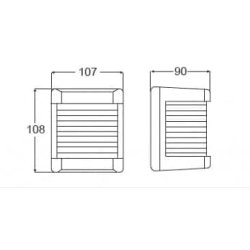 Hella Bicolorlanterne 20M Hvit