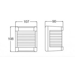 Hella Lanterne 2NM Bicolor Sort 