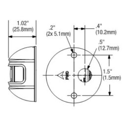 Attwood Lanternesett Rustfritt Led 2NM 