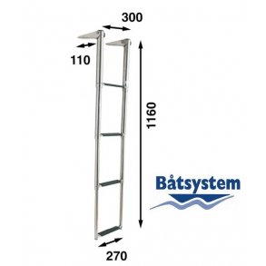 Btsystem Teleskopstige 4 trinn BT115