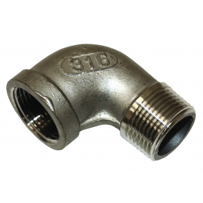 Bend Innv./Utv. 90Gr. Syrefast BSP rrgjenger Innvendig/utvendig