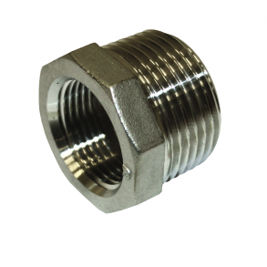 Reduksjonsnippel syrefast utvendig/innvendig BSP rrgjenger Innvendig/utvendig AISI316 syrefast stl