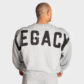 Legacy Sweater, Light Grey Melange