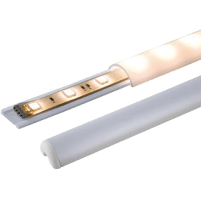 Btsystem plastprofil til LED tape/Superstrip 1 meter 