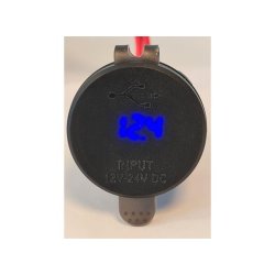 USB Uttak med USB C+ PD + QC 12-24v