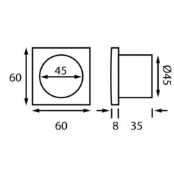 Btsystem Berker strmuttak 220V m/Lokk 