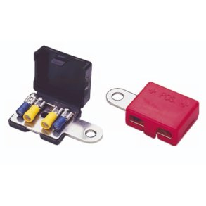 Batteriterminal + og - terminal For tilkobling av 4 kabler