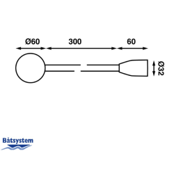 Btsystem Leia LX1 LED leselampe m/USB 