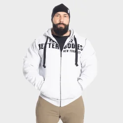 Graphic Hoodie, Light Grey Melange L