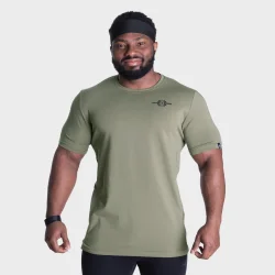 Essential Tapered Tee, Washed Green