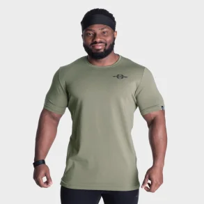 Essential Tapered Tee, Washed Green