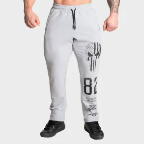 Graphic Standard Sweatpants, Light Grey Melange