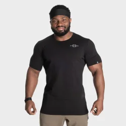 Essential Tapered Tee, Black