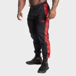 Bronx Track Pants, Black/Red