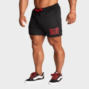 1982 Mesh Shorts, Black/Red