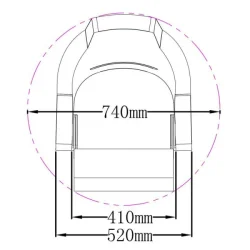 Sailcroft Btstol RM52 Flip-Up Karbon Svart m/Svarte Smmer