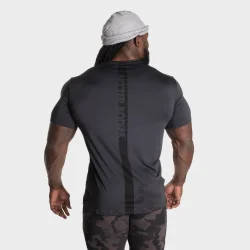 Essex Stripe Tee, Graphite Melange