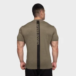 Essex Stripe Tee, Washed Green Melange