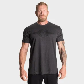 Recruit Tee, Dark Grey Melange