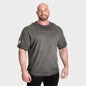 19th Street Yoke Original Tee, Washed Black