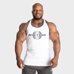 Dumbbell T-Back, White