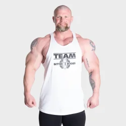 Old school stringer, White