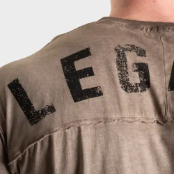 19th Street Yoke Original Tee, Washed Timber