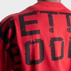 Skull Union Iron Tee, Chili Red