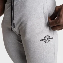 Tapered joggers V2, Light Grey Melange