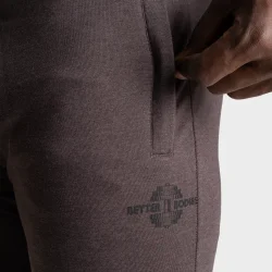 Tapered joggers V2, Dark Grey Melange