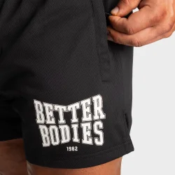 1982 Mesh Shorts, Black/White