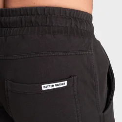 Old School Sweatshorts, Acid washed black